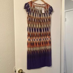 Chicos size 0 dress ombre print